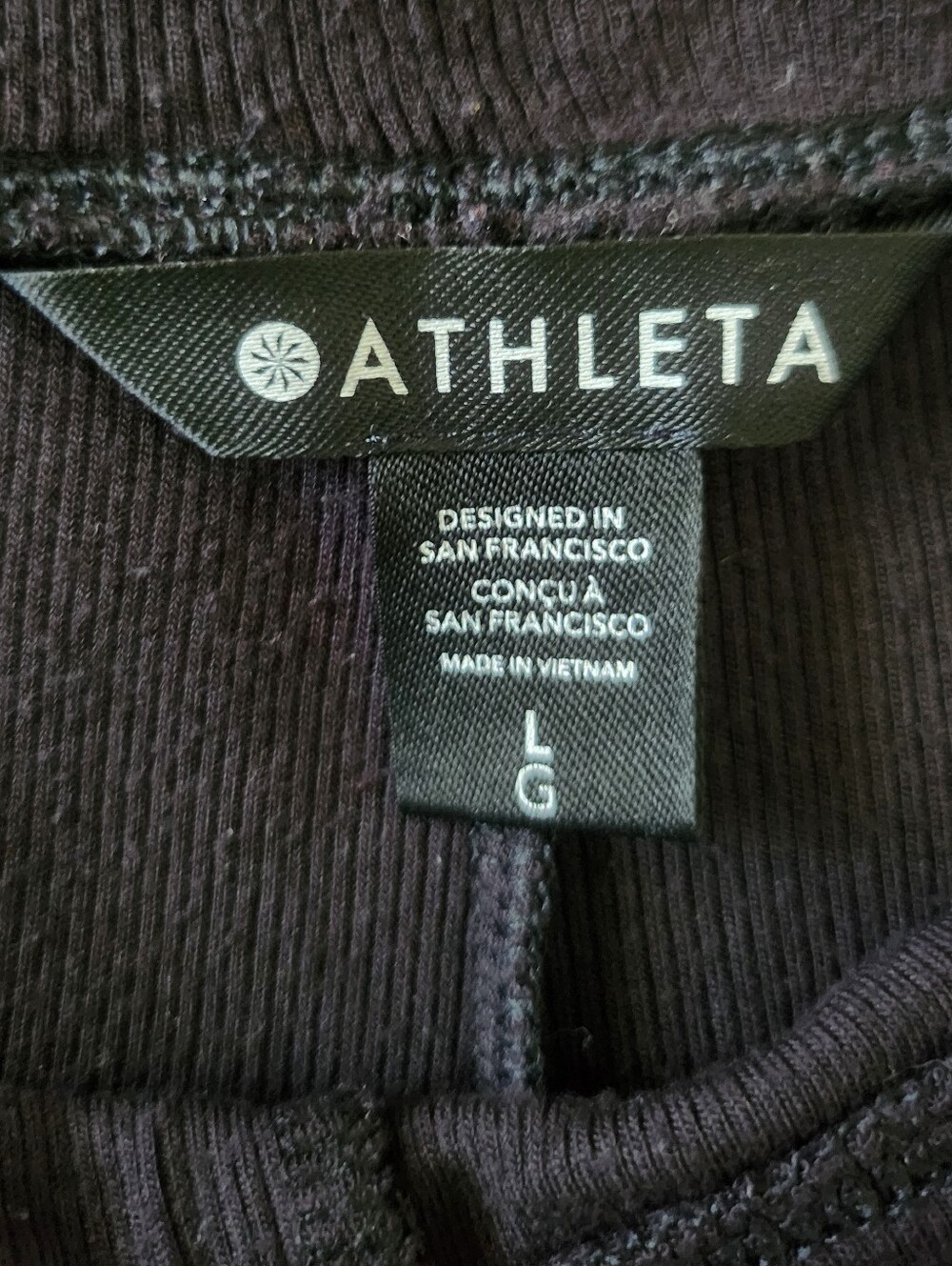 Athleta Well Rested Rib Sleep Wide Leg Pants Size L - Picture 6 of 11
